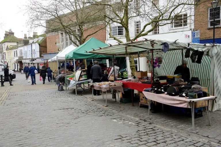 Ashford Town Market car boot sale, Ashford