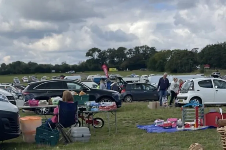 Weeting Carboot car boot sale, Weeting