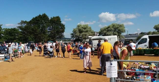 West Bay car boot sale, Bridport Dorset