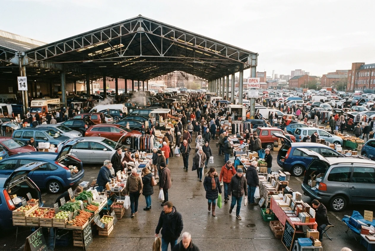 New Smithfield Market Sunday Market and Car Boot car boot sale