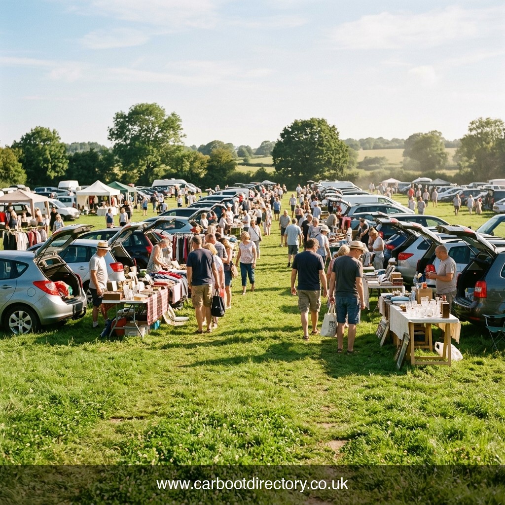 Sunny Summer Weekend Car Boot Sale